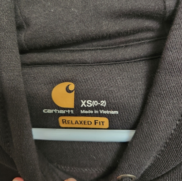 Mens/teens black Carhartt Sweatshirt size XS - Picture 6 of 9